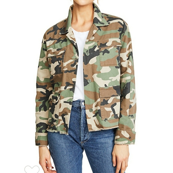 RTA LUNA ARMY CAMO JACKET SZ M - Picture 2 of 7